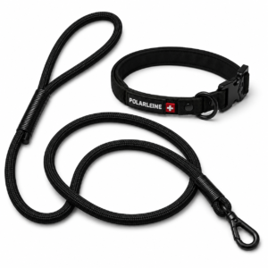 POLARLEINE + Halsband Classic Schwarz